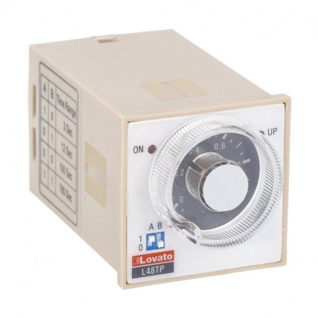 Lovato-electric 31L48TPS240 LOVATO TIME RELAY ON DELAY. MULTISCALE AND MULTIVOLTAGE, PLUG-IN AND FLUSH MOUNT VERSI..