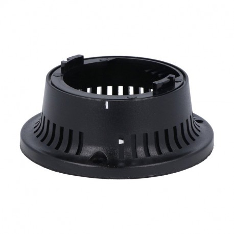 Lovato-electric 8LB6BP04 LOVATO FIXING BASES FOR SOUND MODULES. Ø62MM, HORIZONTAL SURFACE MOUNT, PLASTIC, BLACK COLO..