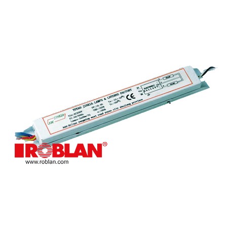 Roblan LCYZL218 Ballast Electrónico.Electronic 2x18W