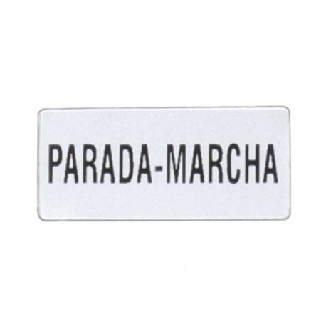 LOVATO ELECTRIC 8LM2TAE232 8LM2TAE232 LM2TAE232 LOVATO LABEL WITH TEXT FOR LPX AU100 LEGEND HOLDER, FOR SELECTOR SWITCHES, PARADA-MARCHA