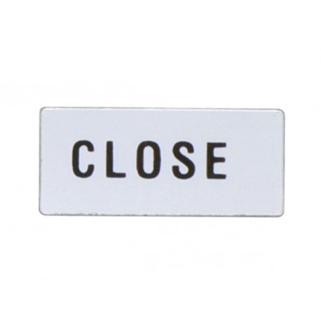 LOVATO ELECTRIC 8LM2TAGB216 8LM2TAGB216 LM2TAGB216 LOVATO LABEL WITH TEXT FOR LPX AU100 LEGEND HOLDER, CLOSE