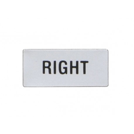LOVATO ELECTRIC 8LM2TAGB217 8LM2TAGB217 LM2TAGB217 LOVATO LABEL WITH TEXT FOR LPX AU100 LEGEND HOLDER, RIGHT
