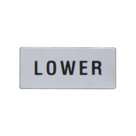 LOVATO ELECTRIC 8LM2TAGB218 8LM2TAGB218 LM2TAGB218 LOVATO LABEL WITH TEXT FOR LPX AU100 LEGEND HOLDER, LOWER
