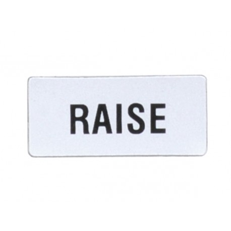 LOVATO ELECTRIC 8LM2TAGB227 8LM2TAGB227 LM2TAGB227 LOVATO LABEL WITH TEXT FOR LPX AU100 LEGEND HOLDER, RAISE