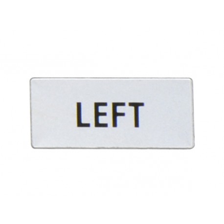LOVATO ELECTRIC 8LM2TAGB228 8LM2TAGB228 LM2TAGB228 LOVATO LABEL WITH TEXT FOR LPX AU100 LEGEND HOLDER, LEFT
