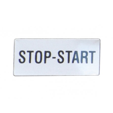 LOVATO ELECTRIC 8LM2TAGB232 8LM2TAGB232 LM2TAGB232 LOVATO LABEL WITH TEXT FOR LPX AU100 LEGEND HOLDER, FOR SELECTOR SWITCHES, STOP-START