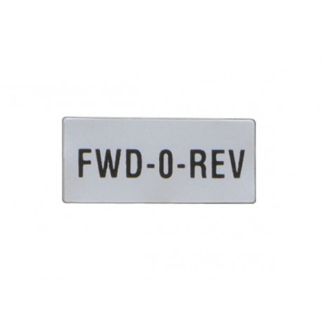 Lovato-electric 8LM2TAGB235 LOVATO LABEL WITH TEXT FOR LPX AU100 LEGEND HOLDER, FOR SELECTOR SWITCHES, FWD-O-REV