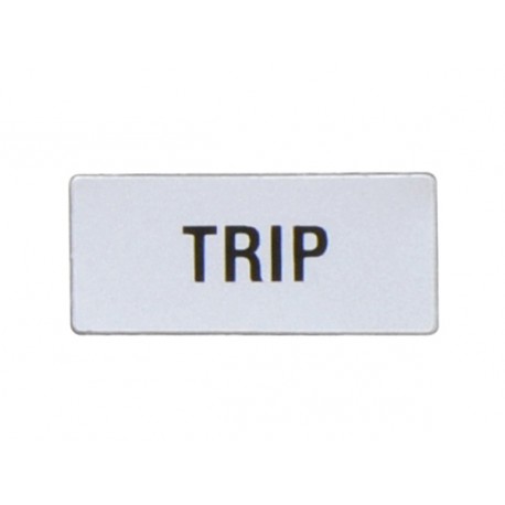 LOVATO ELECTRIC 8LM2TAGB237 8LM2TAGB237 LM2TAGB237 LOVATO LABEL WITH TEXT FOR LPX AU100 LEGEND HOLDER, TRIP