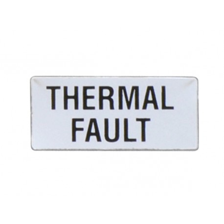 Lovato-electric 8LM2TAGB240 LOVATO LABEL WITH TEXT FOR LPX AU100 LEGEND HOLDER, THERMAL FAULT