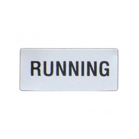 LOVATO ELECTRIC 8LM2TAGB241 8LM2TAGB241 LM2TAGB241 LOVATO LABEL WITH TEXT FOR LPX AU100 LEGEND HOLDER, RUNNING