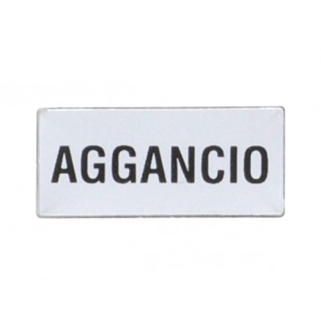 Lovato-electric 8LM2TAI210 LOVATO LABEL WITH TEXT FOR LPX AU100 LEGEND HOLDER, AGGANCIO