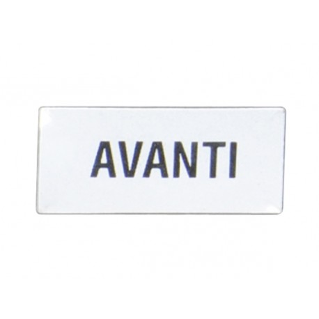 LOVATO ELECTRIC 8LM2TAI215 8LM2TAI215 LM2TAI215 LOVATO LABEL WITH TEXT FOR LPX AU100 LEGEND HOLDER, AVANTI