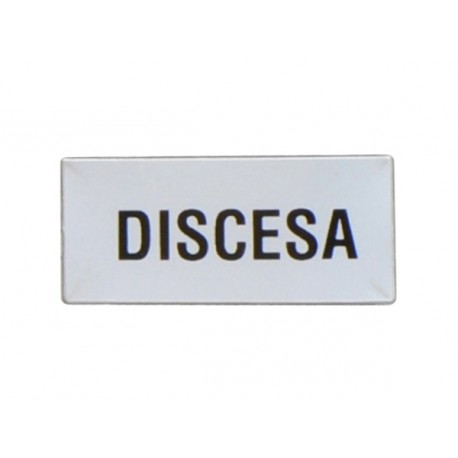 LOVATO ELECTRIC 8LM2TAI218 8LM2TAI218 LM2TAI218 LOVATO LABEL WITH TEXT FOR LPX AU100 LEGEND HOLDER, DISCESA