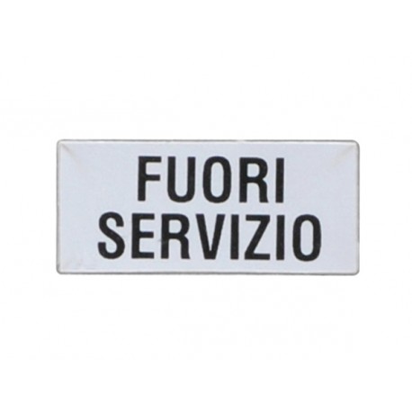 Lovato-electric 8LM2TAI221 LOVATO LABEL WITH TEXT FOR LPX AU100 LEGEND HOLDER, FUORI SERVIZIO