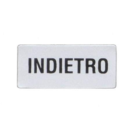 LOVATO ELECTRIC 8LM2TAI222 8LM2TAI222 LM2TAI222 LOVATO LABEL WITH TEXT FOR LPX AU100 LEGEND HOLDER, INDIETRO