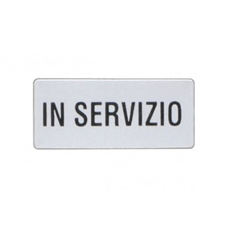 Lovato-electric 8LM2TAI223 LOVATO LABEL WITH TEXT FOR LPX AU100 LEGEND HOLDER, IN SERVIZIO
