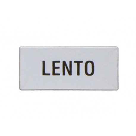 LOVATO ELECTRIC 8LM2TAI224 8LM2TAI224 LM2TAI224 LOVATO LABEL WITH TEXT FOR LPX AU100 LEGEND HOLDER, LENTO