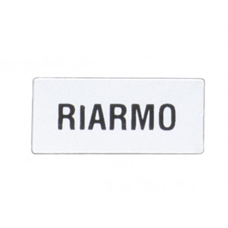 LOVATO ELECTRIC 8LM2TAI226 8LM2TAI226 LM2TAI226 LOVATO LABEL WITH TEXT FOR LPX AU100 LEGEND HOLDER, RIARMO