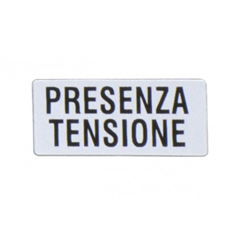 Lovato-electric 8LM2TAI229 LOVATO LABEL WITH TEXT FOR LPX AU100 LEGEND HOLDER, PRESENZA TENSIONE