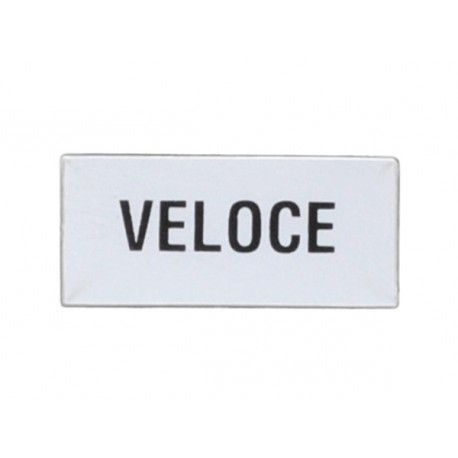 LOVATO ELECTRIC 8LM2TAI231 8LM2TAI231 LM2TAI231 LOVATO LABEL WITH TEXT FOR LPX AU100 LEGEND HOLDER, VELOCE