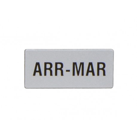 LOVATO ELECTRIC 8LM2TAI232 8LM2TAI232 LM2TAI232 LOVATO LABEL WITH TEXT FOR LPX AU100 LEGEND HOLDER, FOR SELECTOR SWITCHES, ARR-MAR