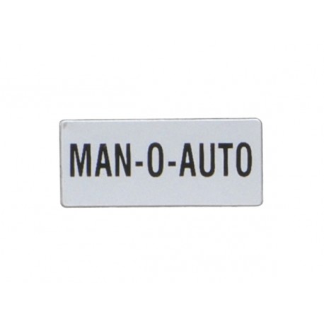 LOVATO ELECTRIC 8LM2TAI242 8LM2TAI242 LM2TAI242 LOVATO LABEL WITH TEXT FOR LPX AU100 LEGEND HOLDER, FOR SELECTOR SWITCHES, MAN-O-AUTO