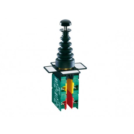 Lovato-electric 8LM2TJ211 LOVATO JOYSTICK, Ø22MM 8LM METAL SERIES, WITH MECHANICAL INTERLOCK. COMPLETE WITH AUXILIR..