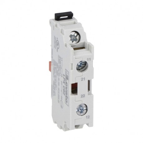 LOVATO ELECTRIC LPXC02 LPXC02 LOVATO AUX CONTACT 2NC SCREW TERMINALS