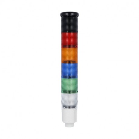 Lovato-electric 8LT4K09BG LOVATO Stack light Ø 45 mm pre-assembled White, green, blue, orange, red, with sound, con..