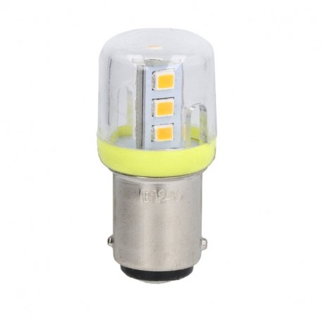 Lovato-electric 8LT7ALLE5 LOVATO LED BULB, BA15D FITTING, YELLOW/ORANGE, 110÷120VAC