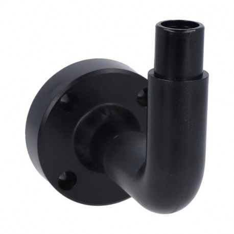 Lovato-electric 8LT7BP02 LOVATO FIXING BASE. Ø62MM, VERTICAL WALL MOUNT, PLASTIC, BLACK COLOUR