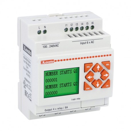 Lovato-electric LVMP30A240 LOVATO ALTERN. RELAY FOR 3-4 PUMPS, 100-240VAC