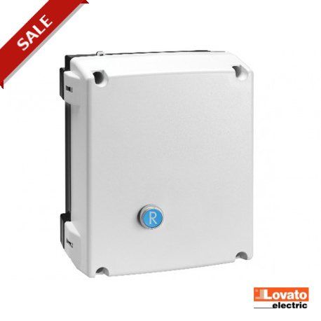 LOVATO ELECTRIC M3R0801222060B8 M3R0801222060B8 LOVATO DIRECT-ON-LINE-STARTER, ENCLOSED WITH THERMAL OVERLOAD RELAY, WITH RESET PUSH BUTTON,..