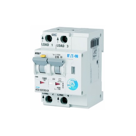 Eaton-moeller AFDD-16/2/C/003-G/A Y7-300152 EATON ELECTRIC Fire Protection Switch, 2p, C, 16 A, 30 mA, Type G/A