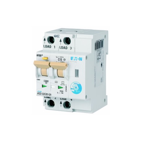 Eaton-moeller AFDD-13/2/C/001-G/A Y7-300191 EATON ELECTRIC Fire Protection Switch, 2p, C, 13 A, 10 mA, Type G/A