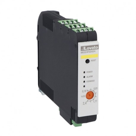 LOVATO ELECTRIC ME024FSD024 ME024FSD024 LOVATO ELECTRONIC. DOL STARTER WITH STO 24VDC 2.4A