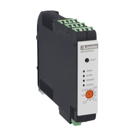 LOVATO ELECTRIC ME024RD024 ME024RD024 LOVATO ELECTRONIC REVERSING STARTER 24VDC 2.4A