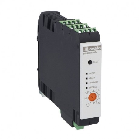 Lovato-electric ME070RD024 LOVATO ELECTRONIC REVERSING STARTER 24VDC 7A