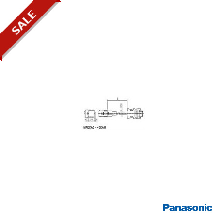 Panasonic MFECA0150EAM Encoder cable (for incremental encoder) for MSMD 50W-1kW and MHMD 200W-750W, standard..