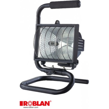 Roblan MHL026 Reflector 150W W/lamp with handle BLACK