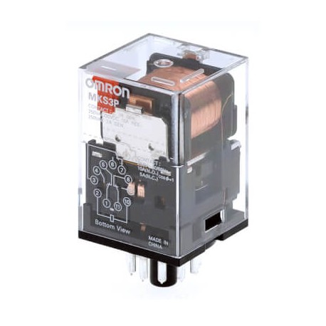 OMRON MKS3P-5 230VAC MKS3P-5 230VAC MKSN8077H MKS3P5AC230BYOMZ OMRON 3PDT 10A Indic. mechanical LED Push button-test