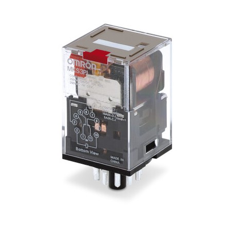 OMRON MKS3PIN 24VDC MKS3PIN 24VDC MKSN8532M MKS3PINDC24BYOMZ OMRON 3PDT 10A Indic. mechanical LED Push button-test