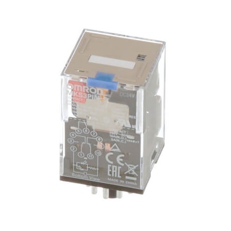 OMRON MKS3PIN-D-5 24VDC MKS3PIN-D-5 24VDC MKSN8741A MKS3PIND5DC24BYOMZ OMRON 3PDT 10A Indic. mechanical LED Push-button-Diode test