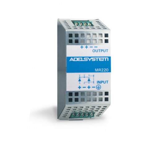 ADELSYSTEM MR220 MR220 ADELSYSTEM Decoupling Module (Domotic & Domestic) Decoupling Module  In-Out 10-60 V 25A