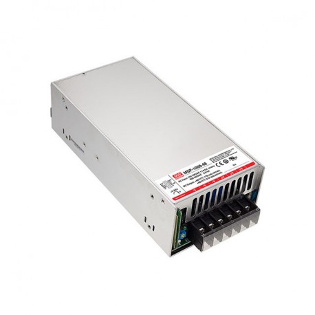 Meanwell MSP-1000-48 AC-DC Single output Medical Enclosed power supply, Output 48VDC / 21A, MOOP, remote ON/..