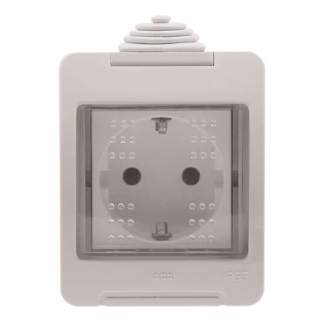NIESSEN 2CLA328800N1101 2CLA328800N1101 N3288 NIESSEN Caja estanca IP55 Zenit Schuko