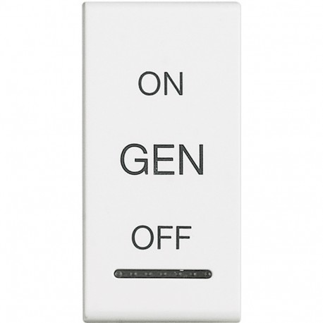 BTICINO N4911AFN N4911AFN BTCINO LL-KEY ON OFF GENE 1MOD BLANC
