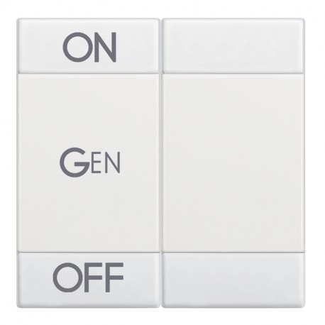 BTICINO N4911M2AFN N4911M2AFN BTCINO LL-KEY ON OFF GEN 2MOD BLANC