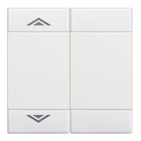 BTICINO N4911M2AHN N4911M2AHN BTCINO LL-KEY UP DOWN 2MOD WHITE