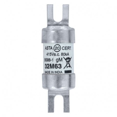 Eaton-moeller 32M63 415V AC BS88 FUSE EATON ELECTRIC Utility fuse-link, low voltage, 50 A, AC 415 V, BS88/J, 31 ..